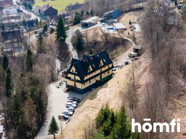 Górski hotel ze strefą wellness i dużym potencjałem inwestycyjnym - Dom - Sprzedaż - Suski, Zawoja