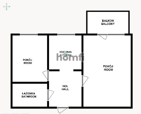 Bezpośrednio przy parku, 10 min. od plaży. Na wynajem mieszkanie 2 pokojowe na 9 piętrze - Mieszkanie - Wynajem - Gdańsk, Zaspa