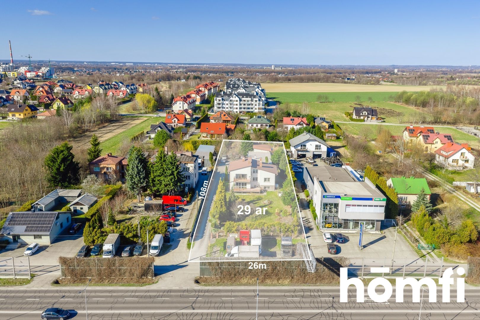 House on a large plot with a car workshop - Дім - Продаж - Rzeszów, Wilkowyja