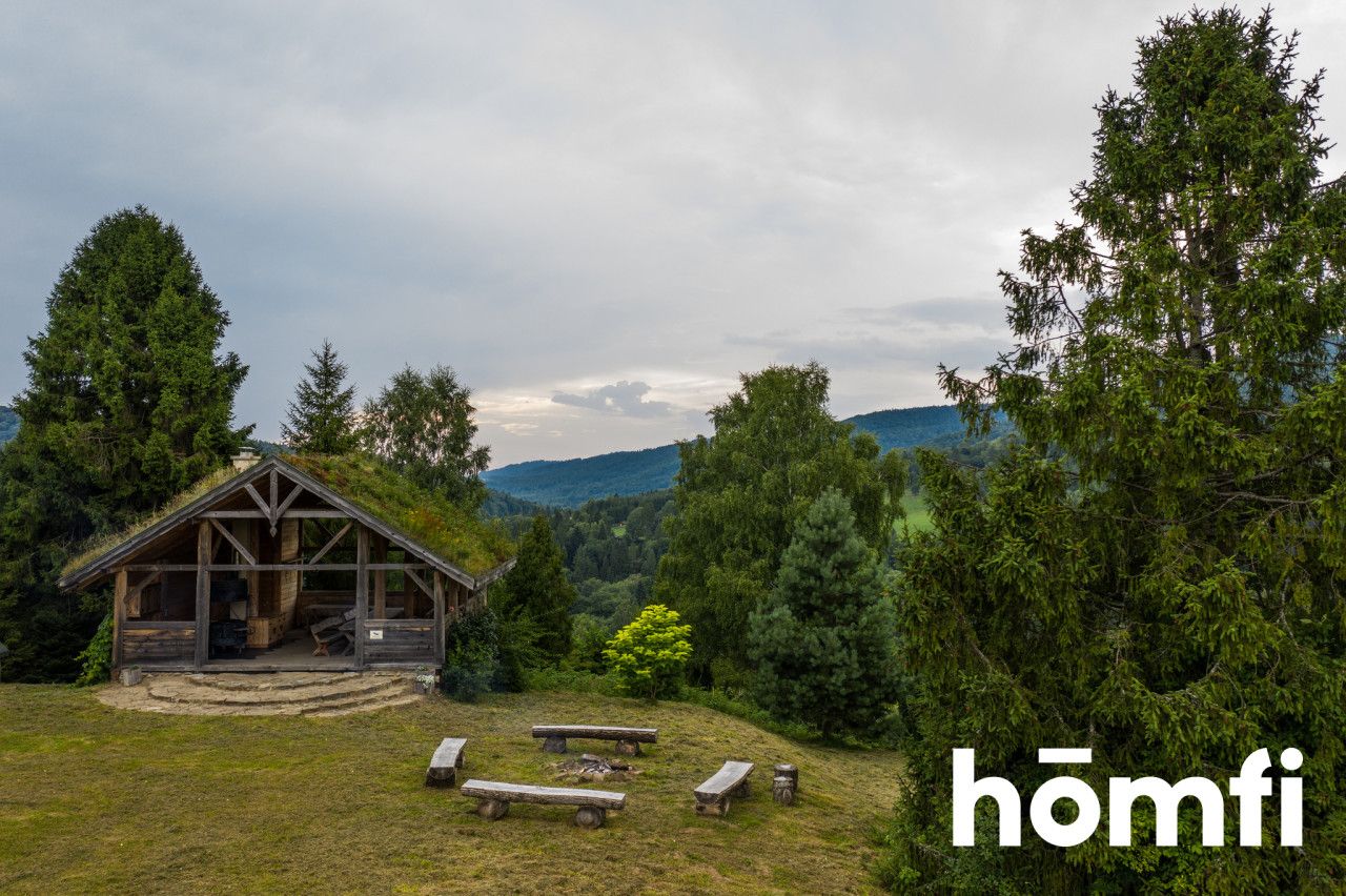 YOU WILL FALL IN LOVE! Plot with a view of Połoniny and direct acces to San river, 62 ha - Ділянка - Продаж - Bieszczadzki, Lutowiska / Procisne