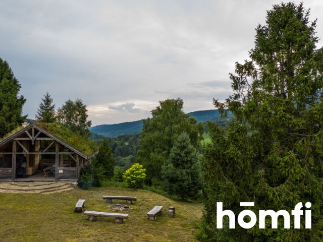 YOU WILL FALL IN LOVE! Plot with a view of Połoniny and direct acces to San river, 62 ha - Plot - Sale - Bieszczadzki, Lutowiska / Procisne