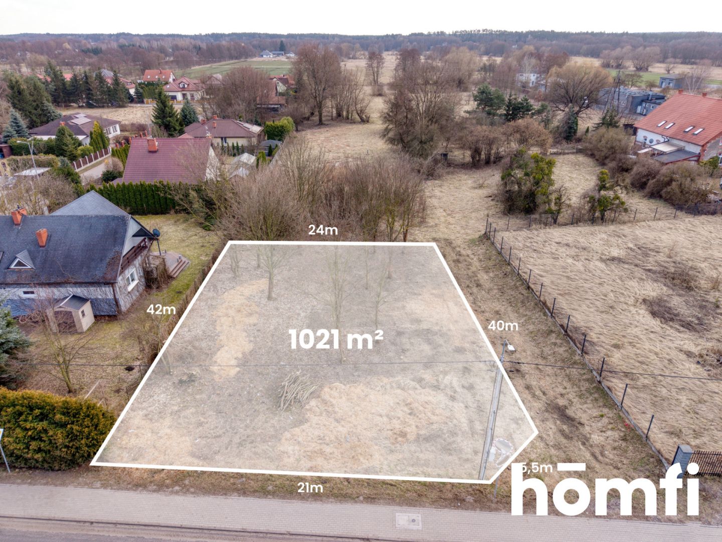 Building plot | 1021 m² | Local zoning plan (MPZP) | Wielka Nieszawka - Ділянка - Продаж - Toruński, Wielka Nieszawka