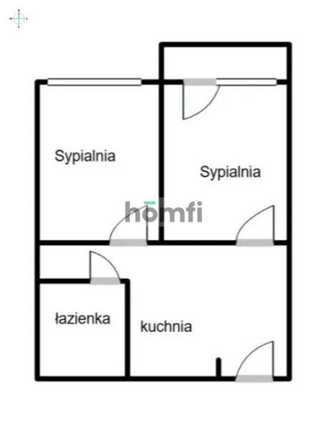 2-bedroom apartment with balcony | Krowodrza | close to AGH - Квартира - Продаж - Kraków, Krowodrza