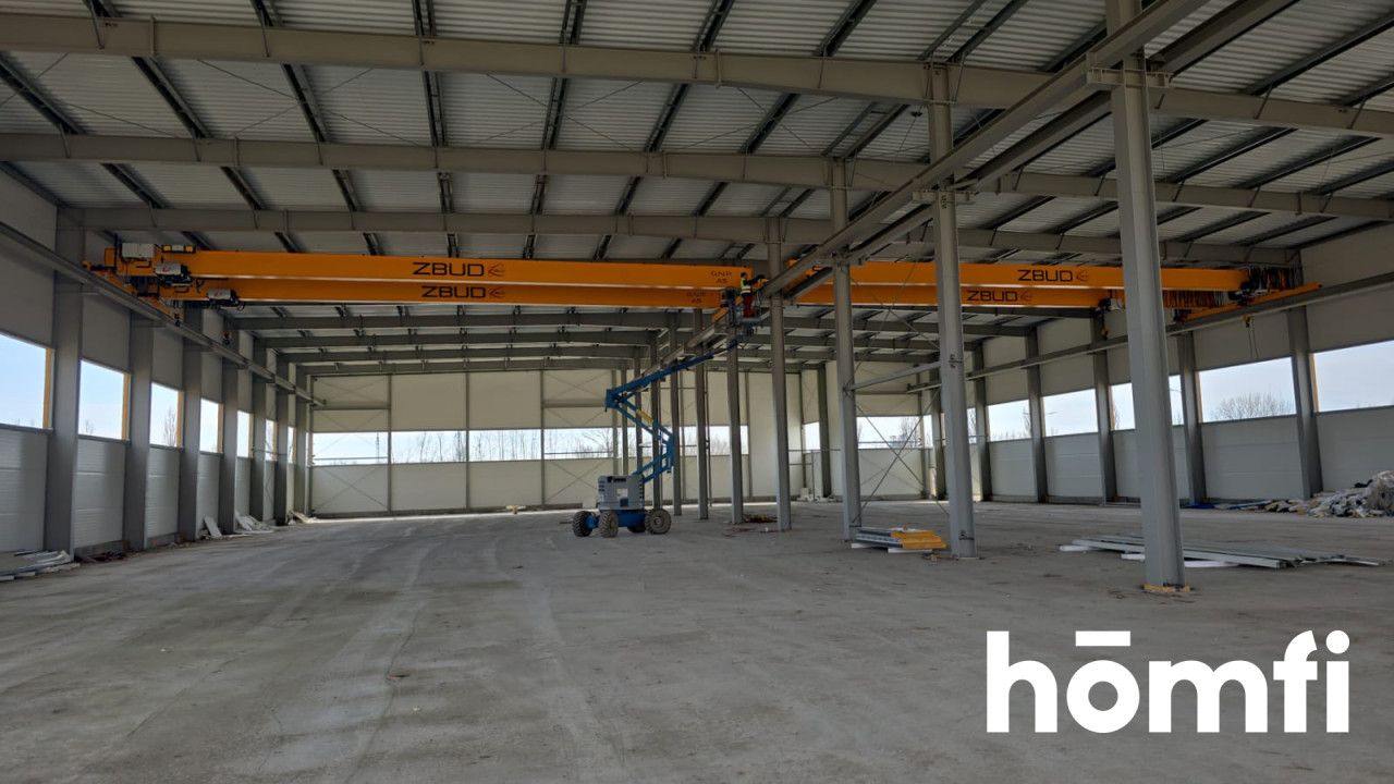 Large hall with overhead rail cranes and a maneuvering area for services or high-tech industry - automotive, electronics, robotics, pharmacy, defense industry | Badeniego | Igołomska | Nowa Huta - Комерційне приміщення - Продаж - Kraków, Nowa Huta