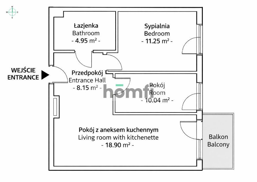 Modern design 3-room apartment, 54 m², air conditioning, Bohomolca, Prądnik Czerwony - Квартира - Продаж - Kraków, Śródmieście / Prądnik Czerwony