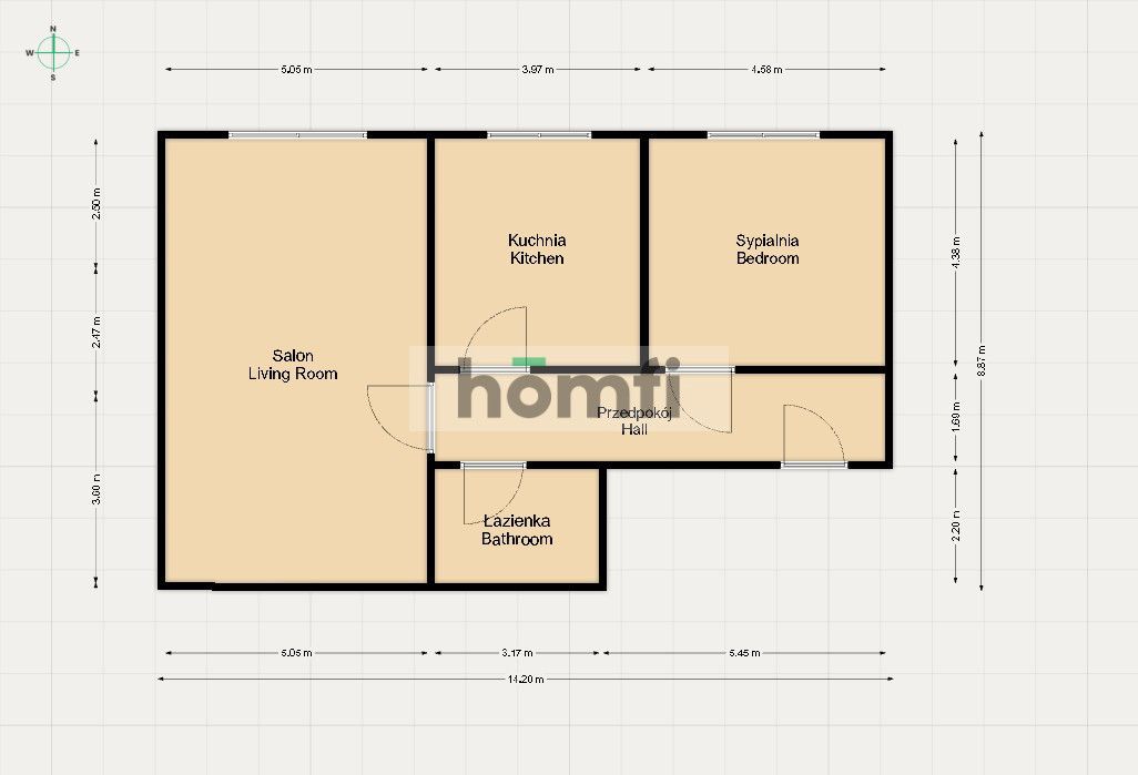 A spacious flat in the quiet XV-lecia residential area, Radom - Apartment - Rent - Radom, Os. XV-lecia