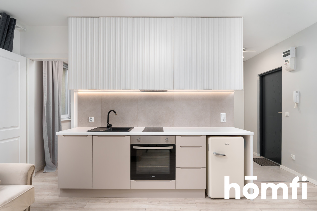 Przymorze, modern studio apartment available immediately for a year - Apartment - Rent - Gdańsk, Przymorze