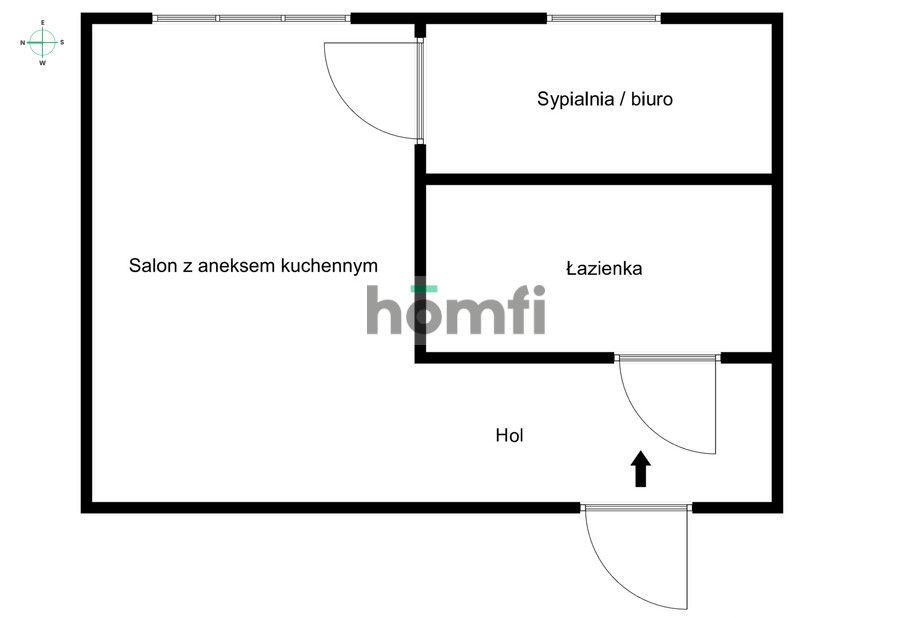 Przymorze nowoczesna kawalerka od zaraz na rok - Mieszkanie - Wynajem - Gdańsk, Przymorze