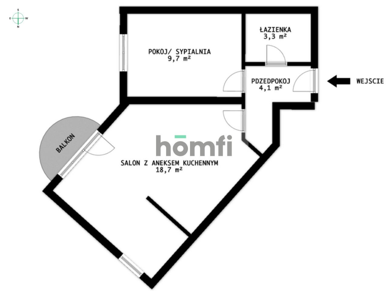 Two-room apartment ready to move in - Apartment - Rent - Rzeszów, Pobitno