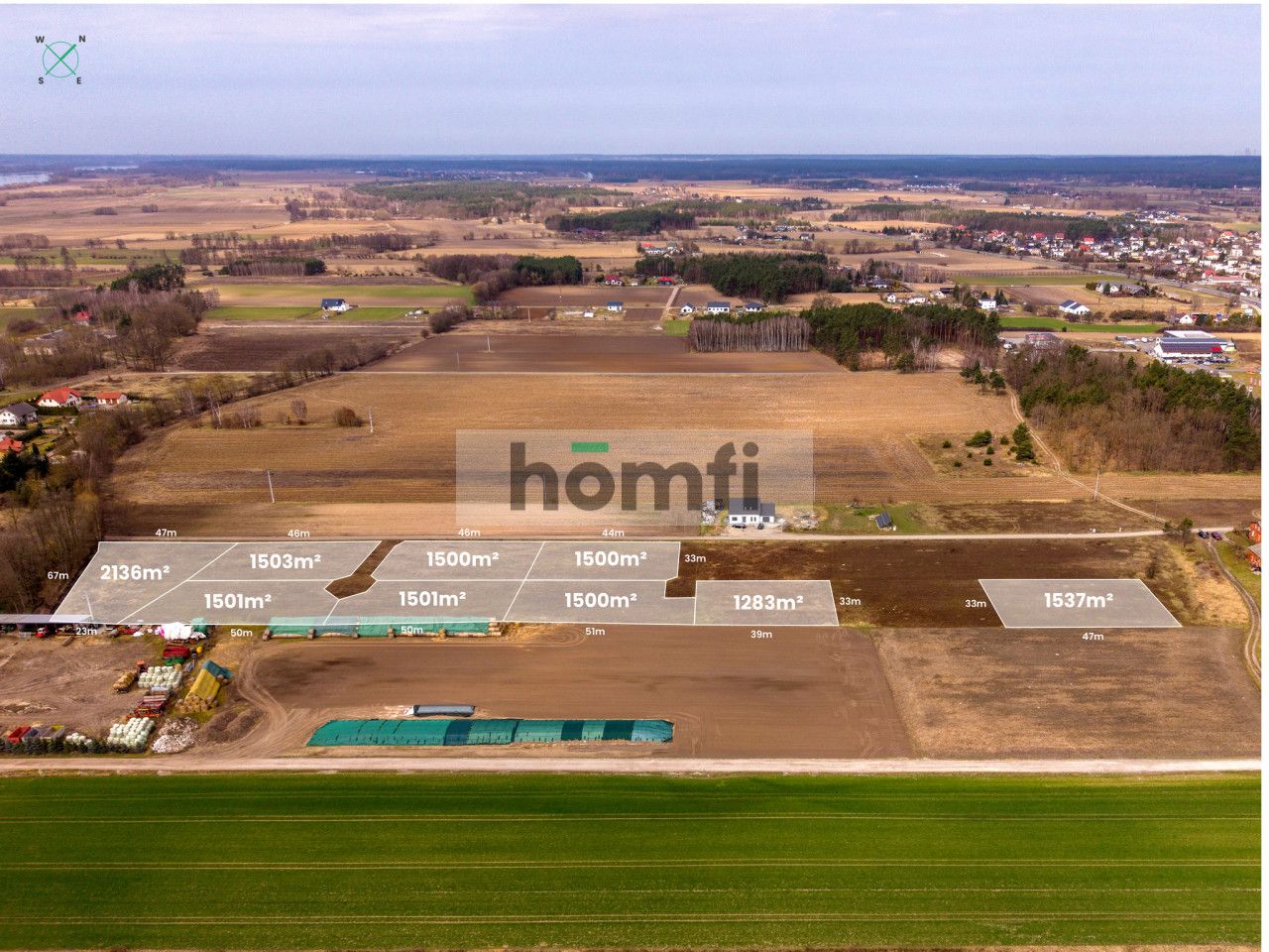 Building Plots | from 1283 m² to 2136 m² | Local Zoning Plan/WZ | Zławieś Wielka - Ділянка - Продаж - Toruński, Zławieś Wielka