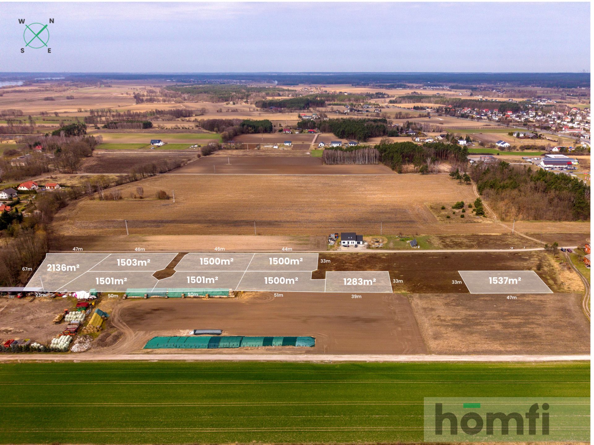 Building Plots | from 1283 m² to 2136 m² | Local Zoning Plan/WZ | Zławieś Wielka - Ділянка - Продаж - Toruński, Zławieś Wielka