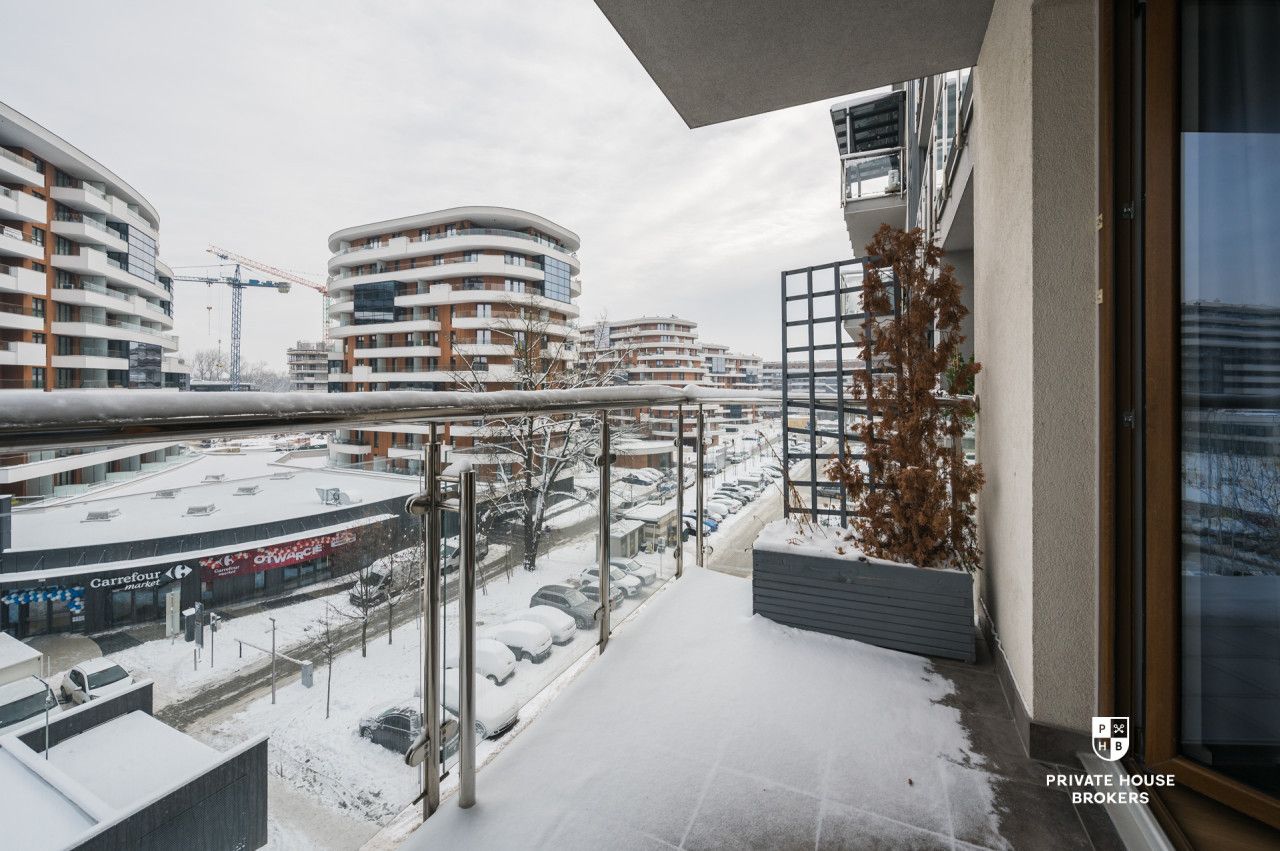 Stylowy apartament 2pok 45m2 Wiślane Tarasy - Mieszkanie - Wynajem - Kraków, Śródmieście / Grzegórzki