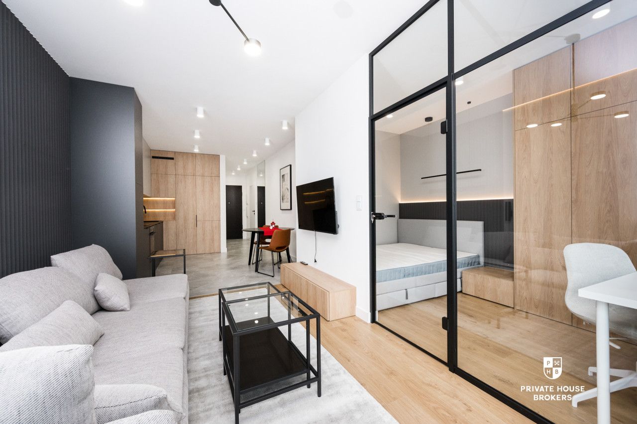 Stylowy apartament 2pok 45m2 Wiślane Tarasy - Mieszkanie - Wynajem - Kraków, Śródmieście / Grzegórzki