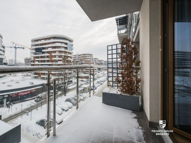 Stylowy apartament 2pok 45m2 Wiślane Tarasy - Mieszkanie - Wynajem - Kraków, Śródmieście / Grzegórzki