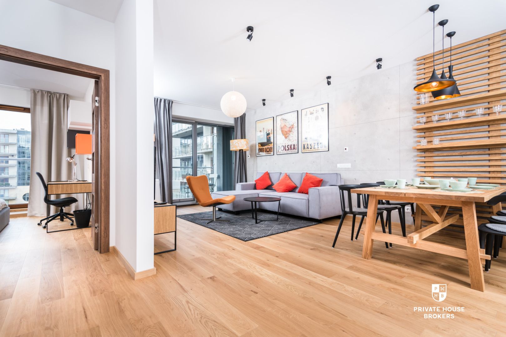 Stylish, air-conditioned apartment at Wiślane Tarasy - Apartment - Rent - Kraków, Śródmieście / Grzegórzki