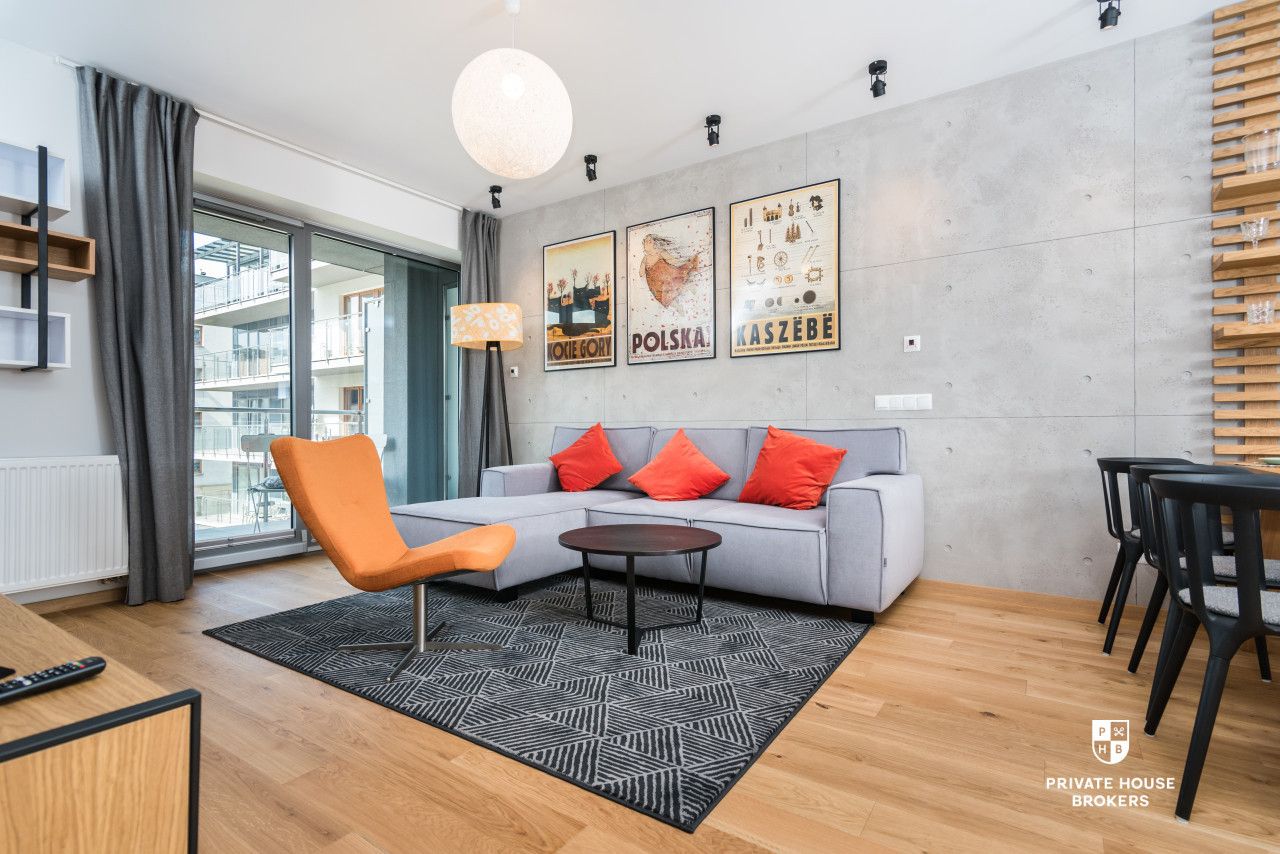 Stylish, air-conditioned apartment at Wiślane Tarasy - Apartment - Rent - Kraków, Śródmieście / Grzegórzki