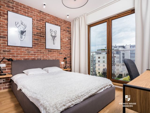 Stylish, air-conditioned apartment at Wiślane Tarasy - Apartment - Rent - Kraków, Śródmieście / Grzegórzki