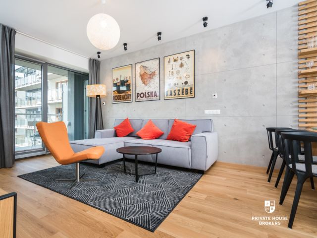 Stylish, air-conditioned apartment at Wiślane Tarasy - Apartment - Rent - Kraków, Śródmieście / Grzegórzki