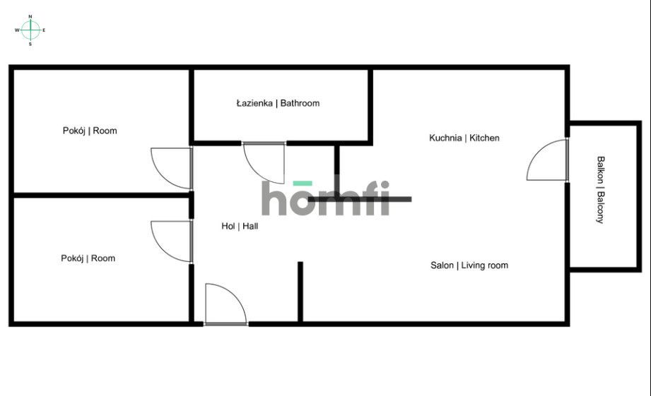 Comfortable 3-room apartment with balcony and 2 garages near Bagry - Apartment - Rent - Kraków, Podgórze / Przewóz