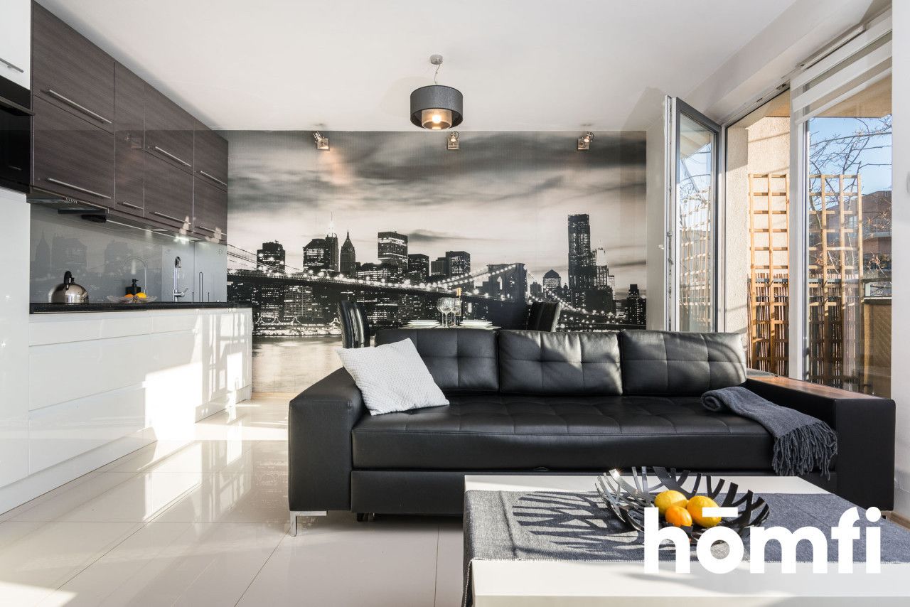 Comfortable 3-room apartment with balcony and 2 garages near Bagry - Apartment - Rent - Kraków, Podgórze / Przewóz