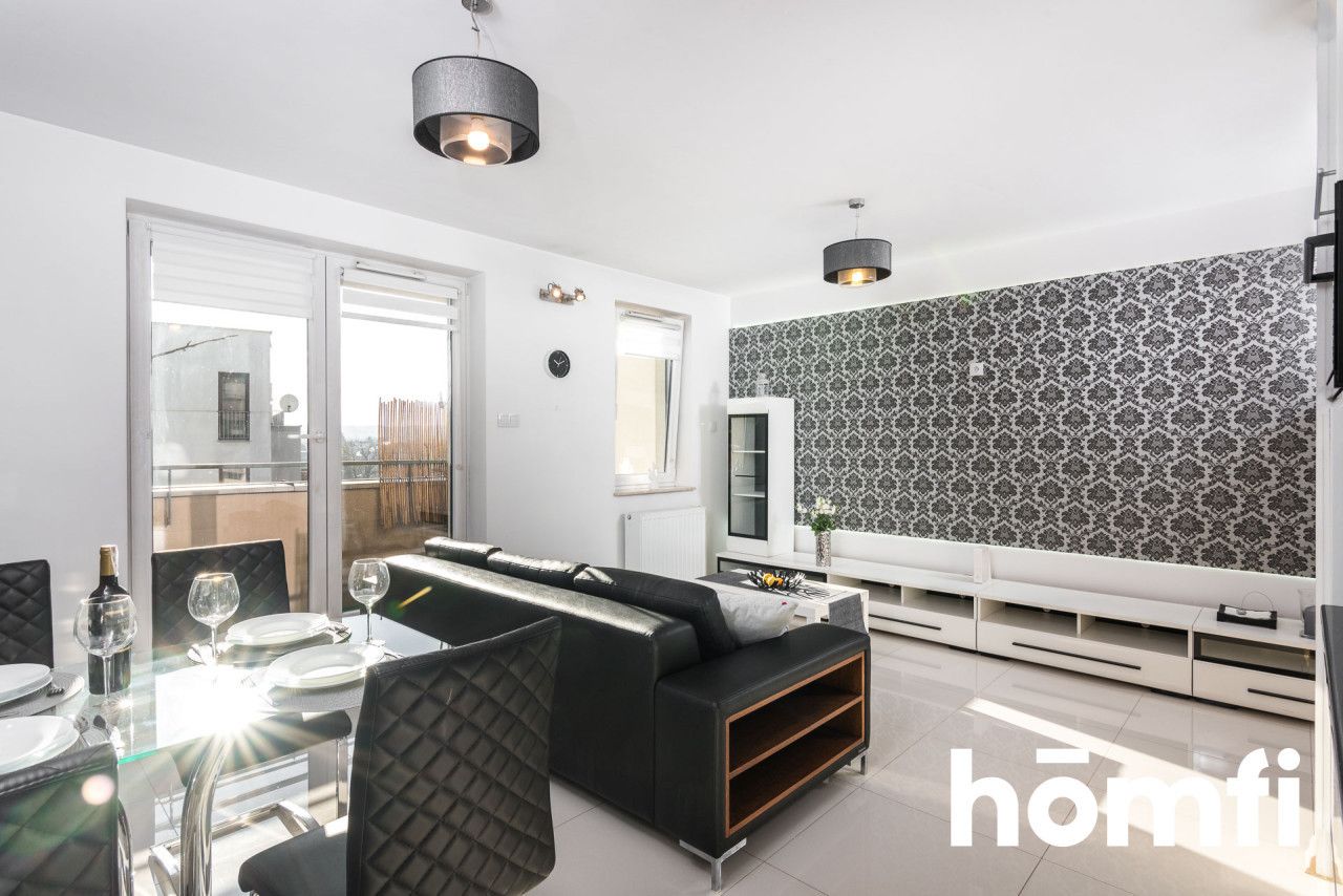 Comfortable 3-room apartment with balcony and 2 garages near Bagry - Apartment - Rent - Kraków, Podgórze / Przewóz