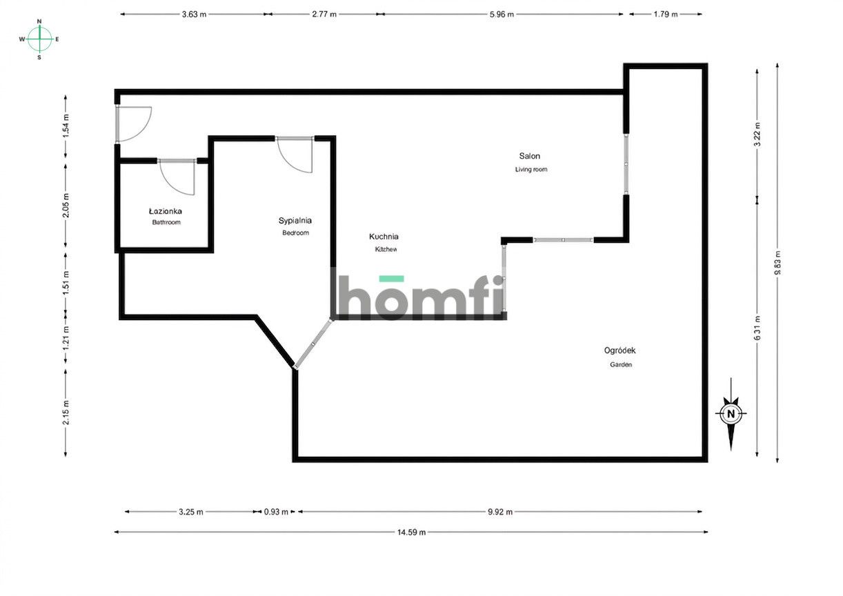 Luxury Apartment with Garden - Os. Radosne II - Квартира - Продаж - Gliwice, Stare Gliwice