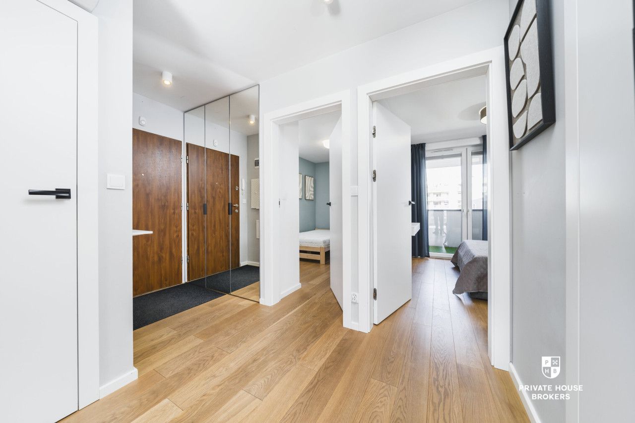 Klimatyzowane trzypokojowe 61m2 z 2 balkonami w inwestycji Wielicka Garden - Mieszkanie - Wynajem - Kraków, Podgórze