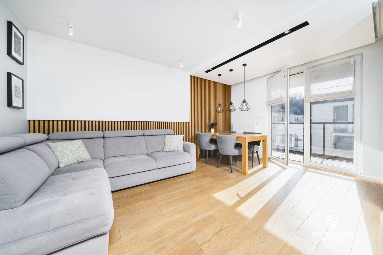 Klimatyzowane trzypokojowe 61m2 z 2 balkonami w inwestycji Wielicka Garden - Mieszkanie - Wynajem - Kraków, Podgórze