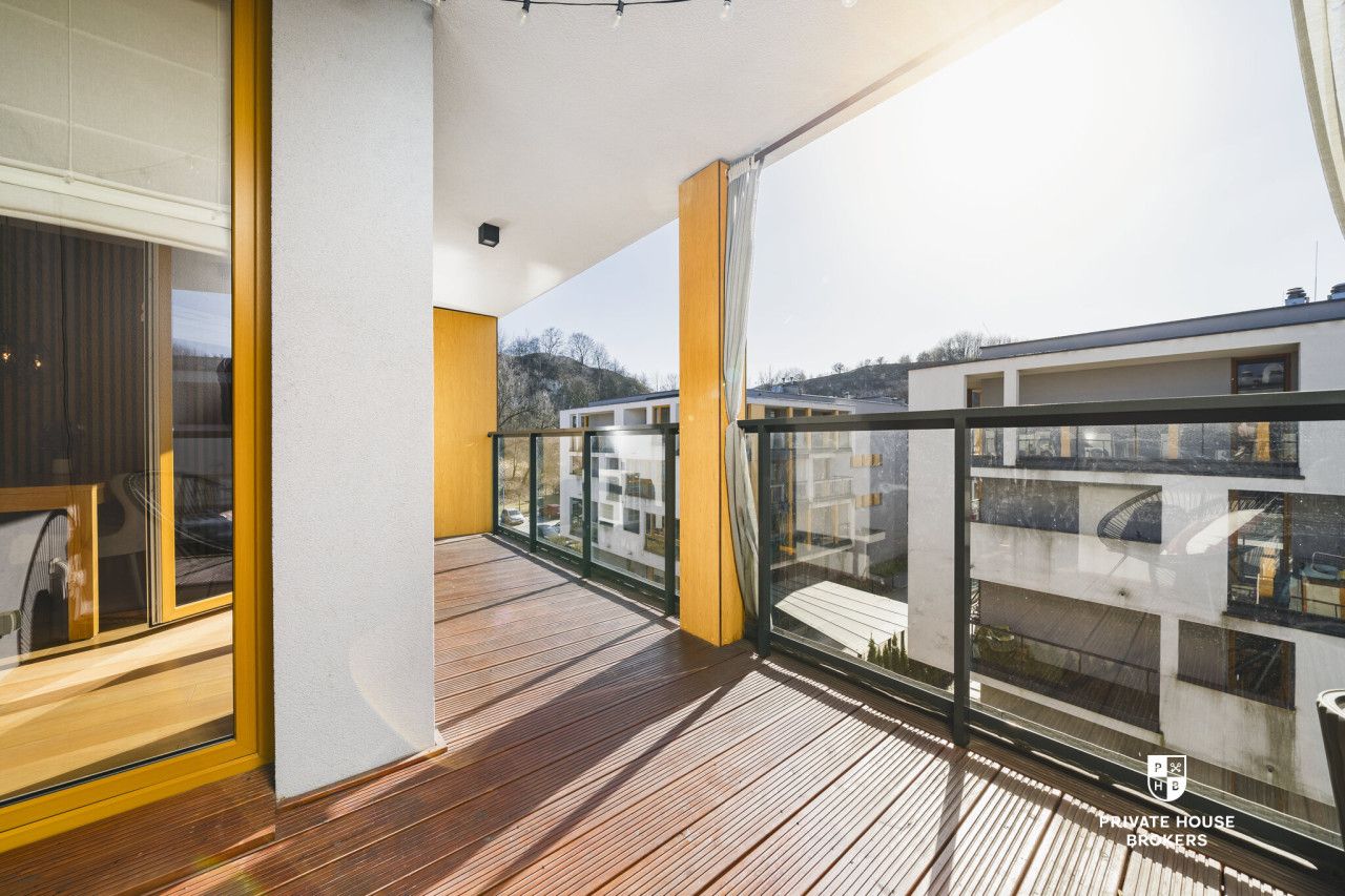 Klimatyzowane trzypokojowe 61m2 z 2 balkonami w inwestycji Wielicka Garden - Mieszkanie - Wynajem - Kraków, Podgórze