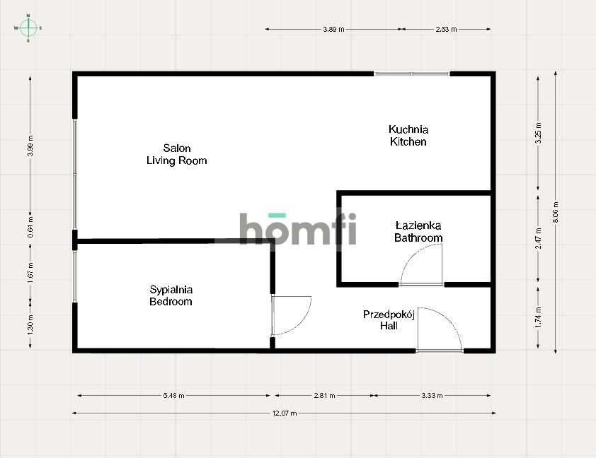 A two-bedroom apartment right next to the forest in Pionki - Apartment - Sale - Radomski, Pionki