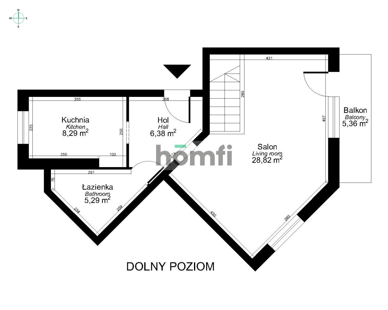 Two-level 100 m² with forest view + 2 balconies - Квартира - Продаж - Lublin, Czuby Południowe