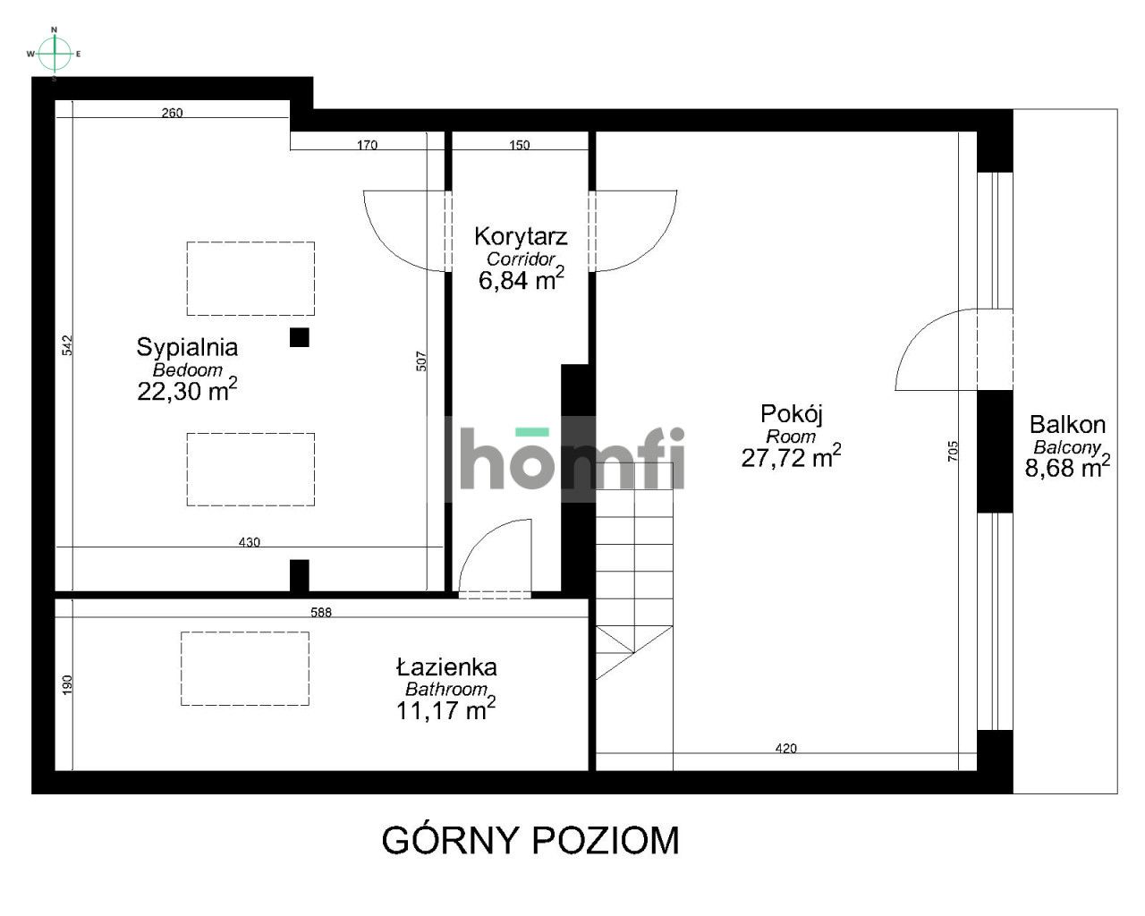 Two-level 100 m² with forest view + 2 balconies - Квартира - Продаж - Lublin, Czuby Południowe