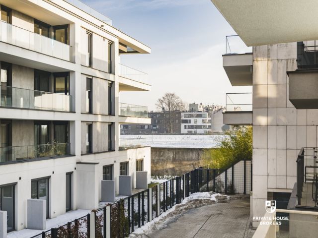 Stylish 2-Bedroom Apartment by the Vistula Boulevards | Kościuszki Apartments - Apartment - Rent - Kraków, Krowodrza / Salwator