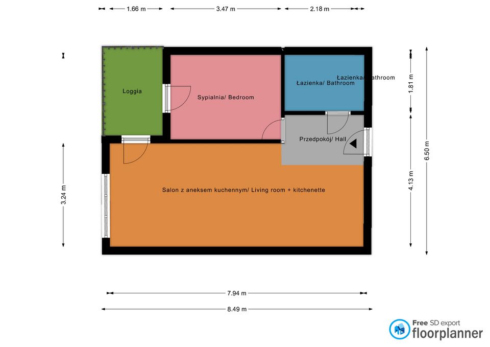 New comfortable apartment for rent 45 m² - - Apartment - Rent - Łódź, Widzew