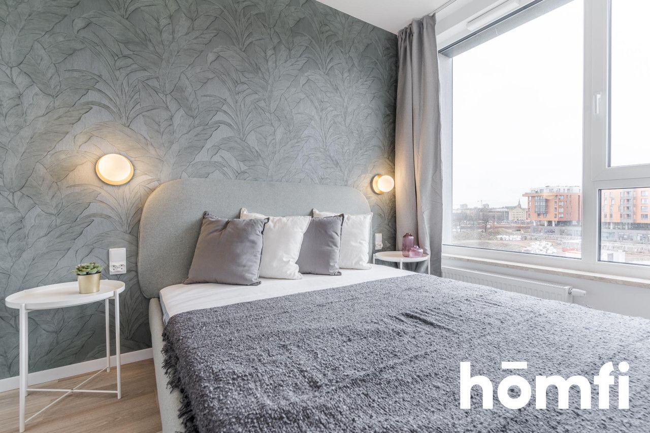 Stylish 2-room apartment with a balcony - Chlebova, near the river - Apartment - Rent - Gdańsk, Śródmieście