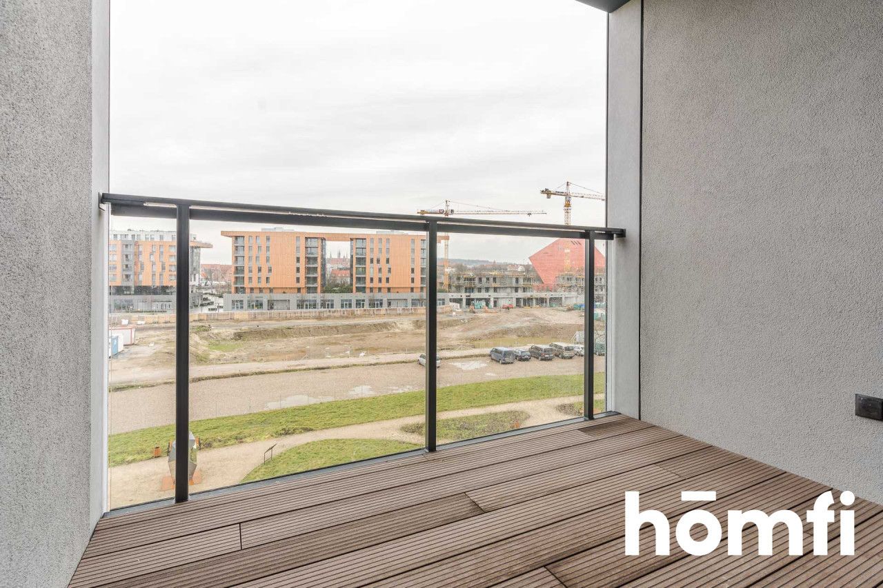 Stylish 2-room apartment with a balcony - Chlebova, near the river - Apartment - Rent - Gdańsk, Śródmieście