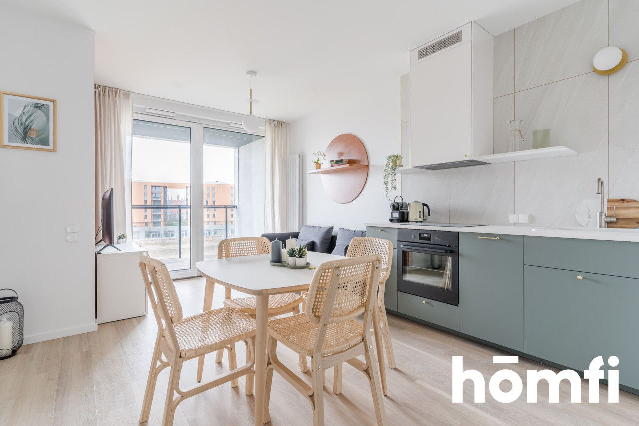 Stylish 2-room apartment with a balcony - Chlebova, near the river - Apartment - Rent - Gdańsk, Śródmieście