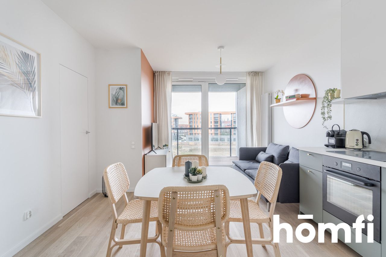 Stylish 2-room apartment with a balcony - Chlebova, near the river - Apartment - Rent - Gdańsk, Śródmieście