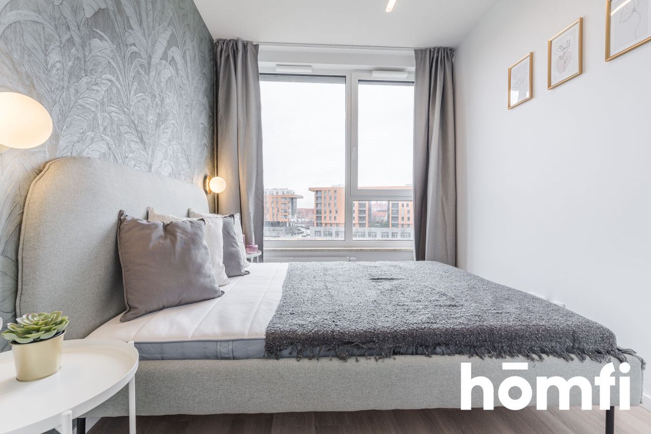 Stylish 2-room apartment with a balcony - Chlebova, near the river - Apartment - Rent - Gdańsk, Śródmieście