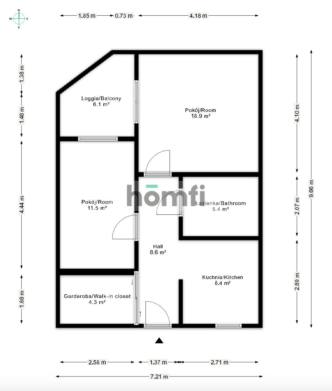 56 m² of Potential | Perfect for Your First Home or Investment! - Apartment - Sale - Wrocław, Krzyki / Przedmieście Oławskie