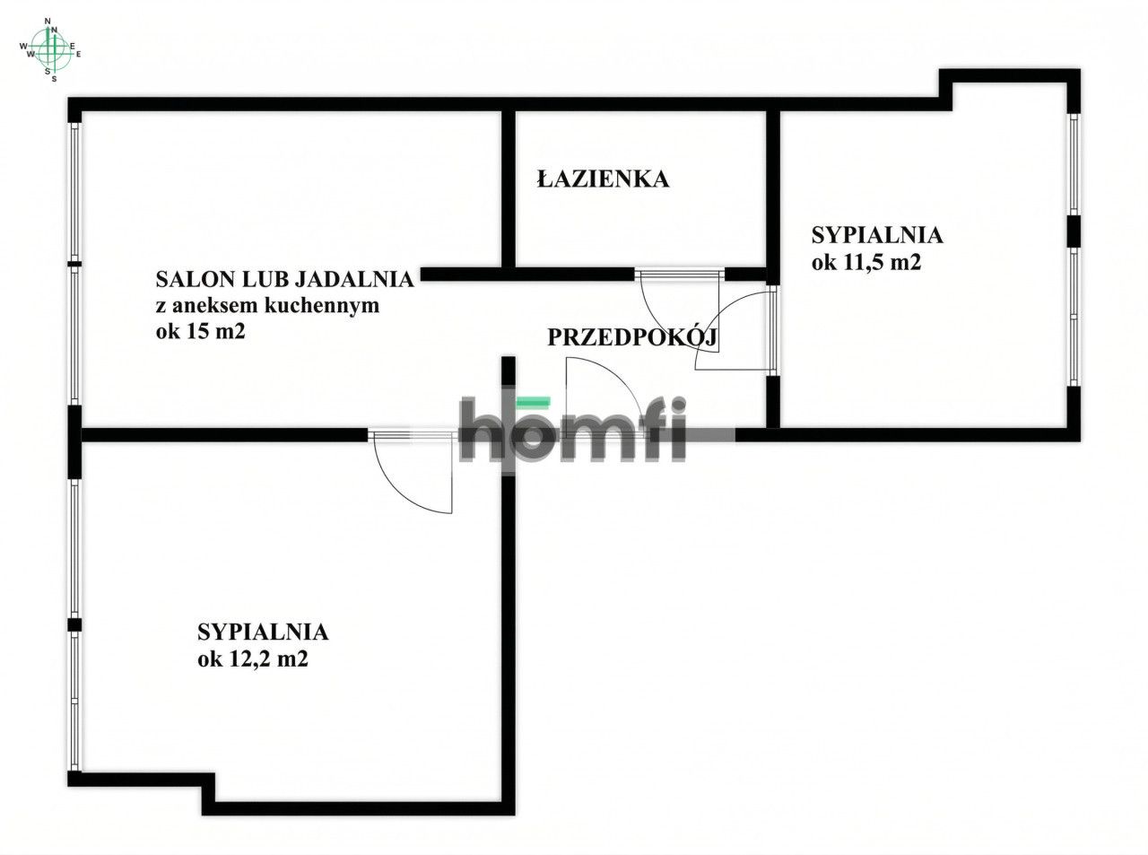 3-room apartment in the city centre for sale in Rzeszów, Zygmuntowska street - Apartment - Sale - Rzeszów, Śródmieście