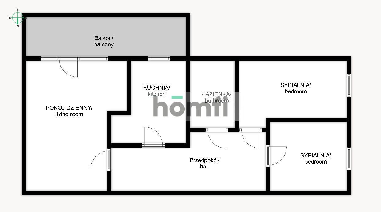 For rent 3 room apartment Kazimierza Wielkiego, Krowodrza - Apartment - Rent - Kraków, Krowodrza / Łobzów