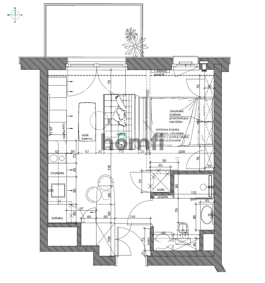 Modern 30m2, next to Electricians, view of the Cranes - Квартира - Оренда - Gdańsk, Śródmieście