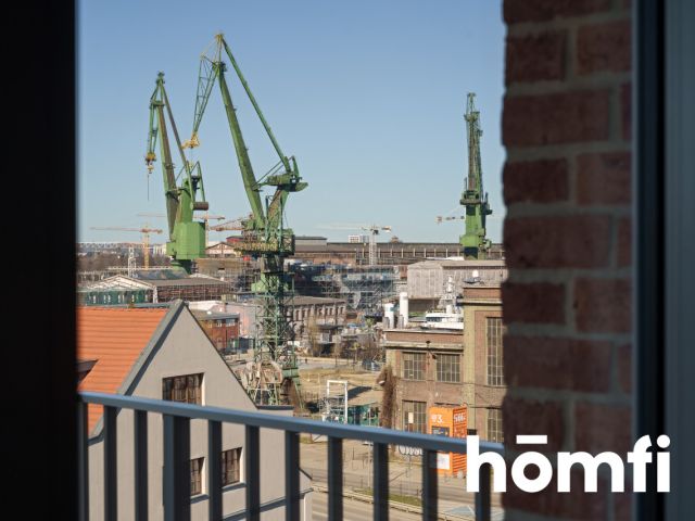 Modern 30m2, next to Electricians, view of the Cranes - Apartment - Rent - Gdańsk, Śródmieście