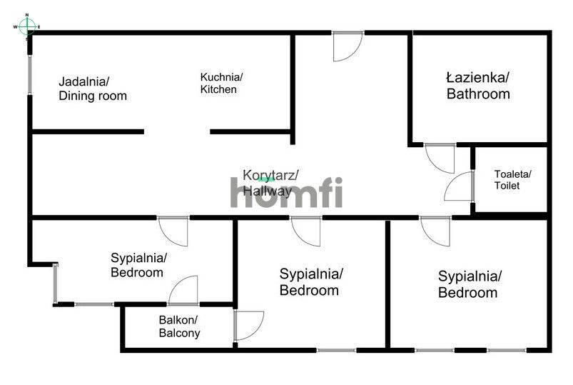 A spacious, 3-room apartment for rent - Квартира - Оренда - Kraków, Ruczaj