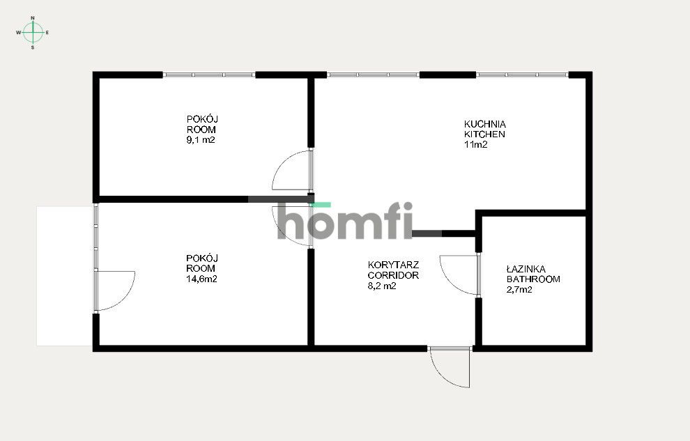 46 m² ready to move in - Apartment - Sale - Radom, Os. XV-lecia