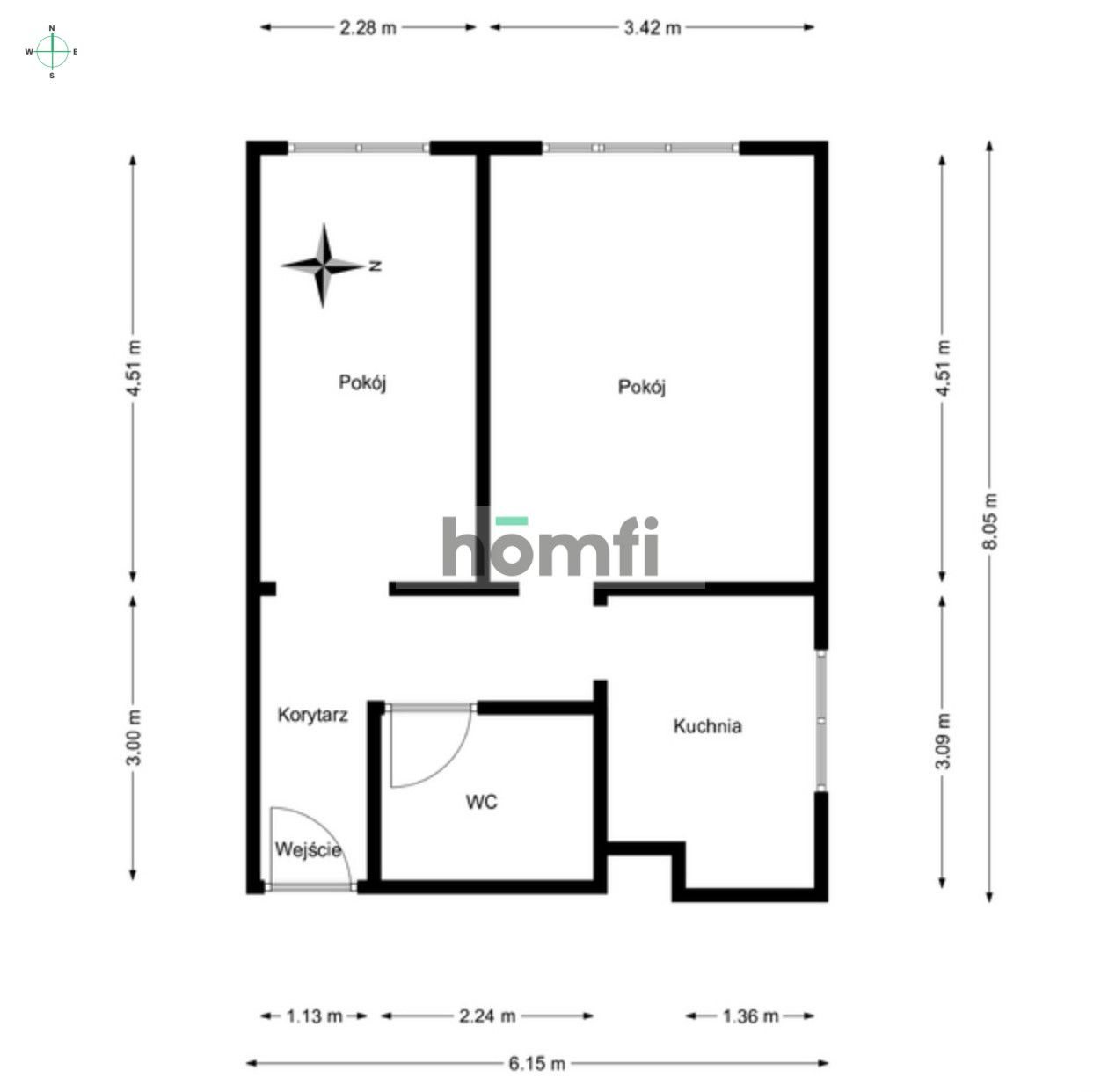 Gliwice | Near University | Low maintenance | 43 m2 - Apartment - Sale - Gliwice, Sośnica