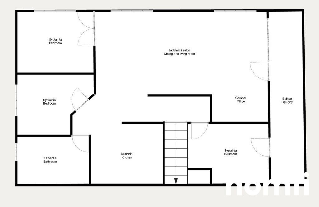 4 Room Apartment in a Prime Location Dąbie/Grzegórzki 92 m² - Apartment - Sale - Kraków, Śródmieście / Dąbie