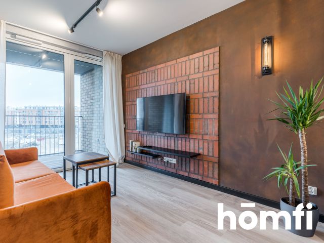 Stylish apartment, 2 rooms by the Motława River, parking - Apartment - Rent - Gdańsk, Śródmieście