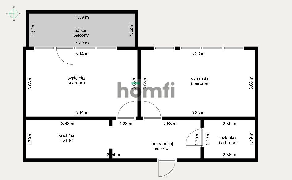 For rent: 2-room apartment at Marii Bobrzeckiej 3, Prądnik Czerwony - Apartment - Rent - Kraków, Krowodrza / Prądnik Biały